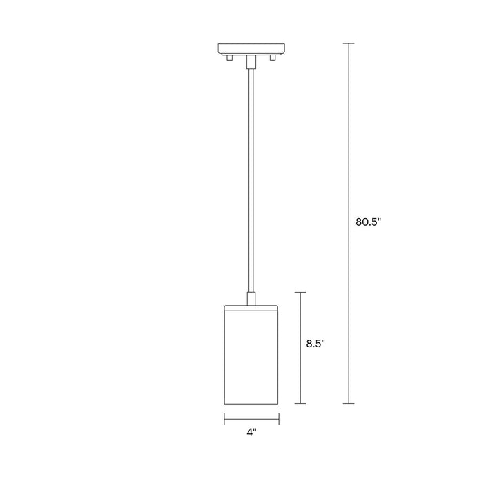 Visual Comfort Studio Canada - 6190301-848 - One Light Mini-Pendant - Zire - Satin Brass