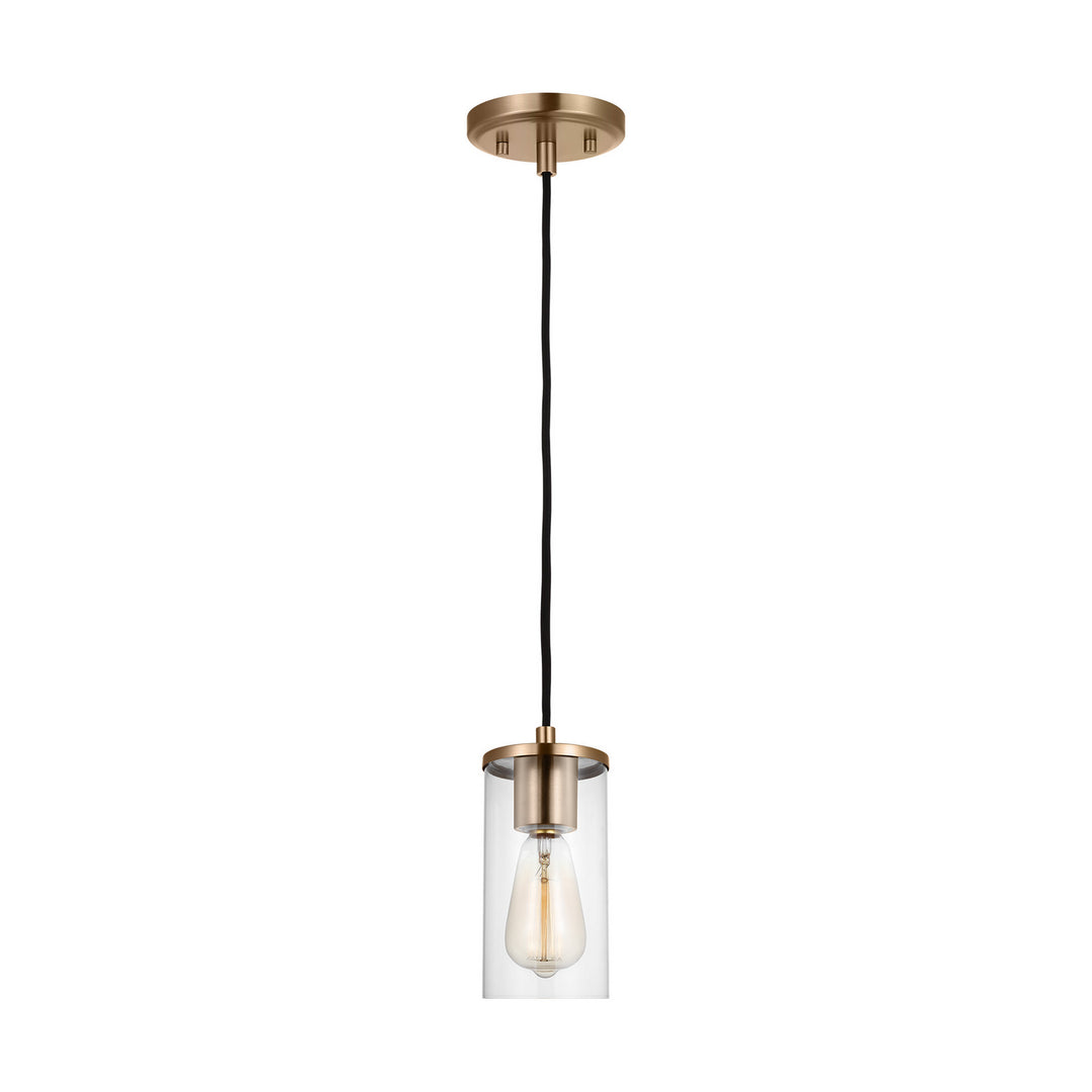 Visual Comfort Studio Canada - 6190301-848 - One Light Mini-Pendant - Zire - Satin Brass