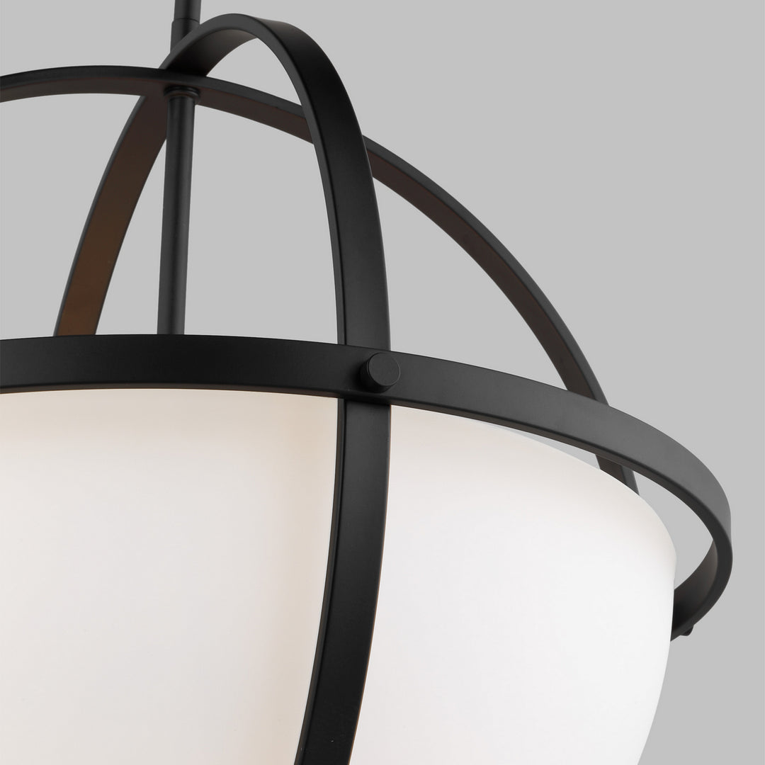Generation Lighting Canada - 6624603-112 - Three Light Pendant - Alturas - Midnight Black