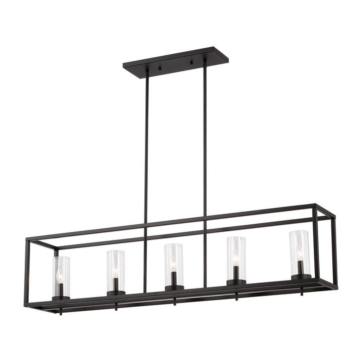 Visual Comfort Studio Canada - 6690305-112 - Five Light Island Pendant - Zire - Midnight Black