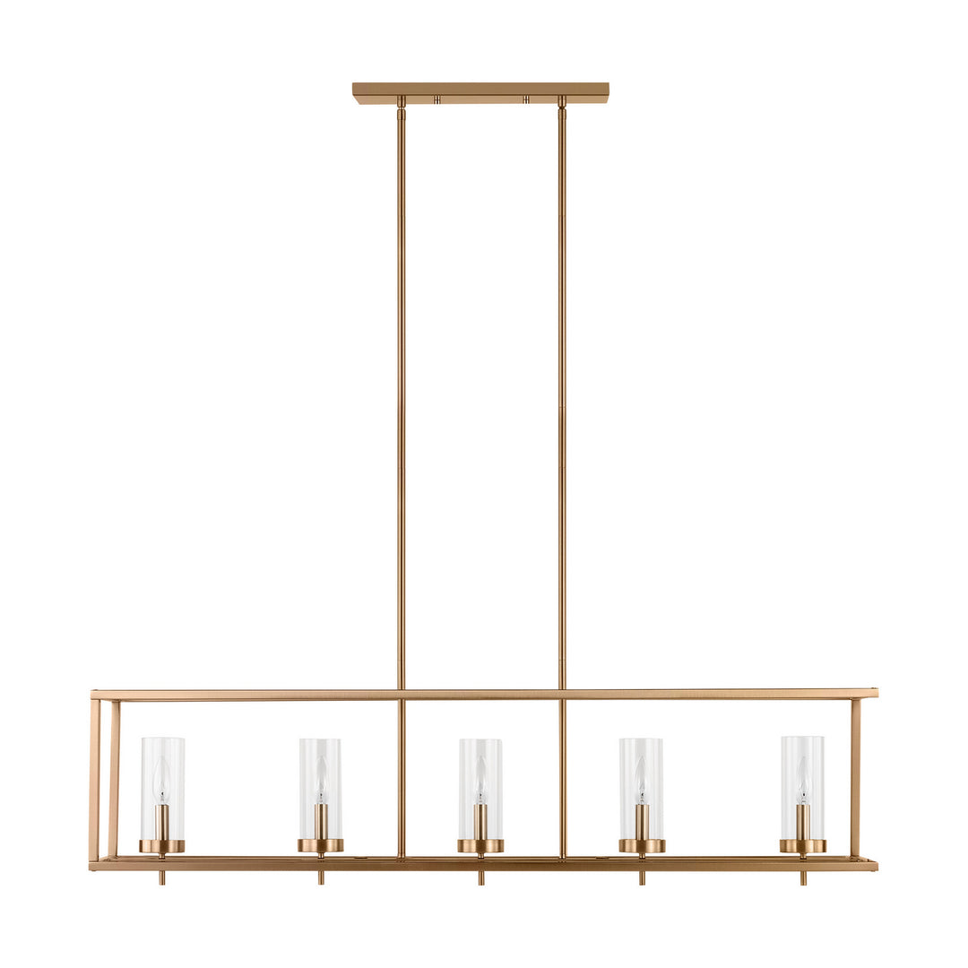 Visual Comfort Studio Canada - 6690305-848 - Five Light Island Pendant - Zire - Satin Brass