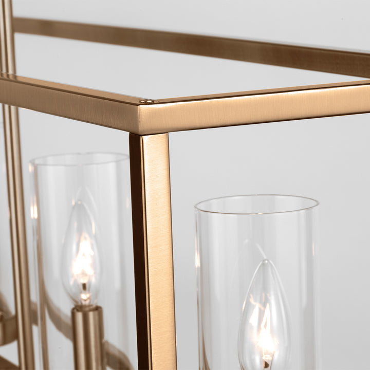 Visual Comfort Studio Canada - 6690305EN-848 - Five Light Island Pendant - Zire - Satin Brass