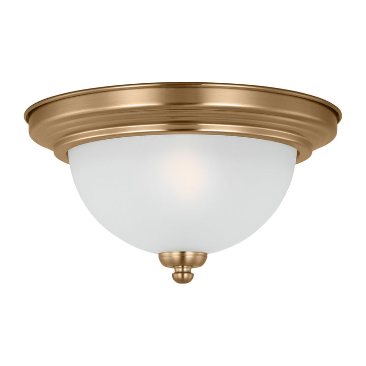 Generation Lighting Canada - 77063-848 - One Light Flush Mount - Geary - Satin Brass