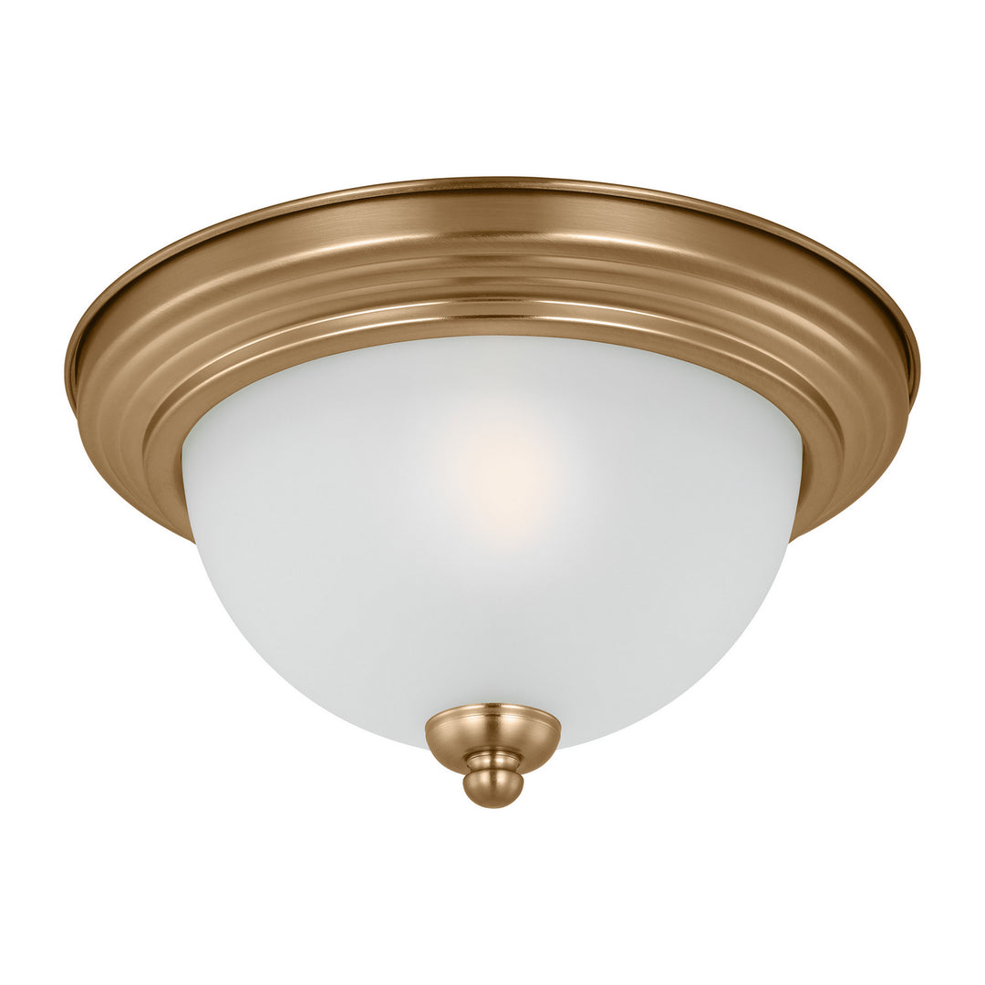 Generation Lighting Canada - 77063EN3-848 - One Light Flush Mount - Geary - Satin Brass