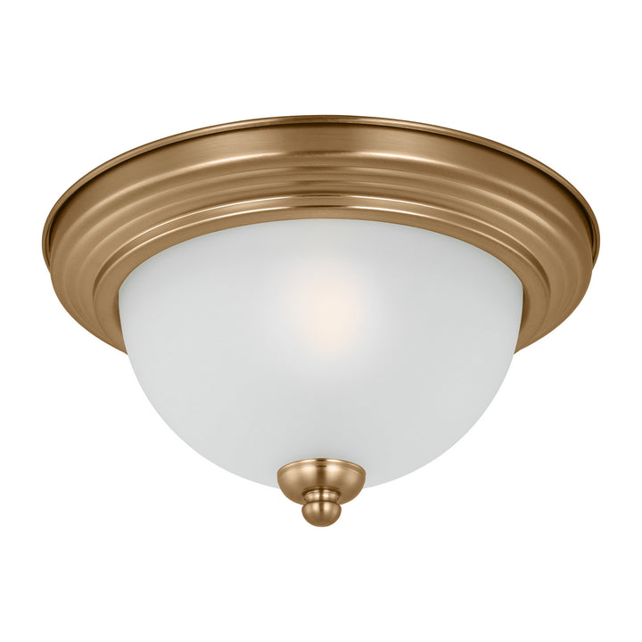 Generation Lighting Canada - 77063EN3-848 - One Light Flush Mount - Geary - Satin Brass