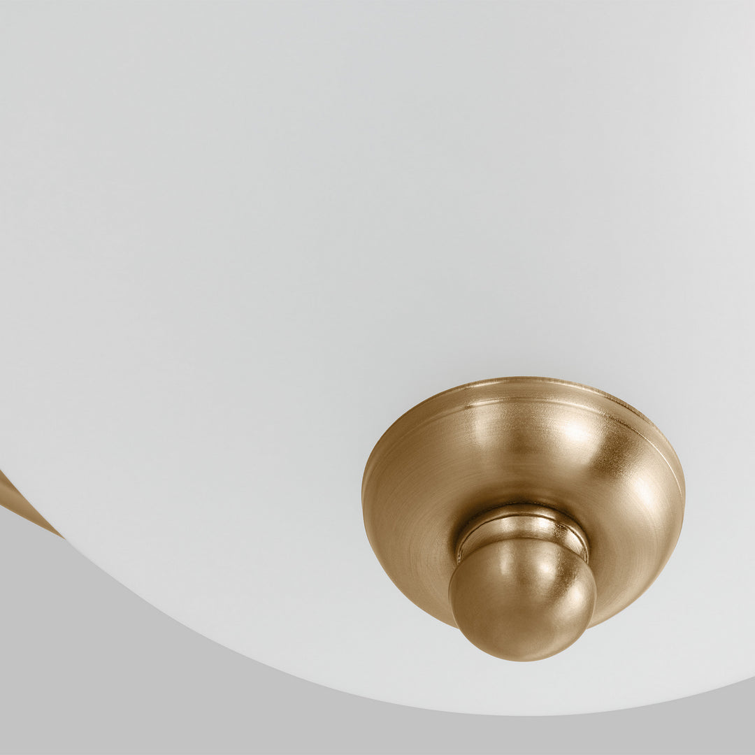 Generation Lighting Canada - 77063EN3-848 - One Light Flush Mount - Geary - Satin Brass