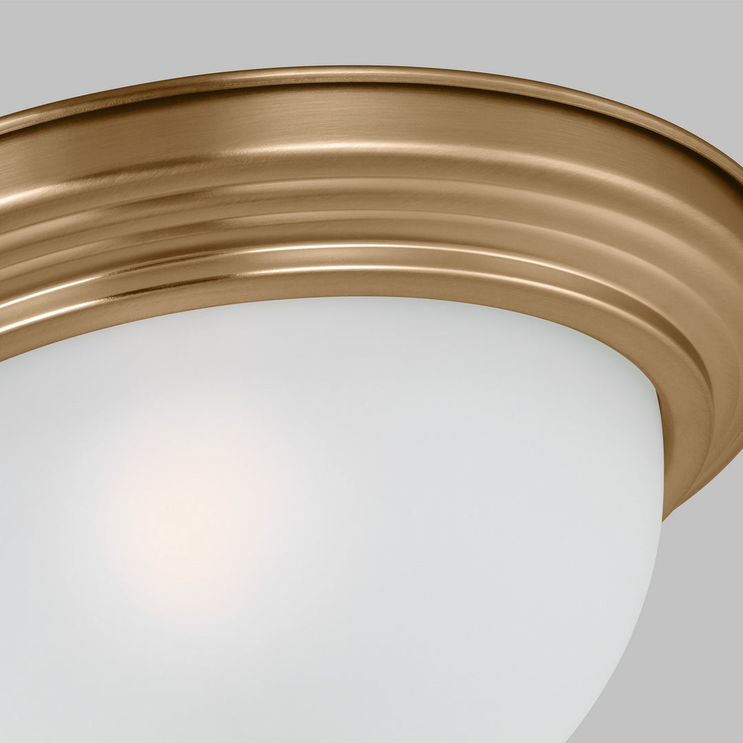 Generation Lighting Canada - 77063EN3-848 - One Light Flush Mount - Geary - Satin Brass