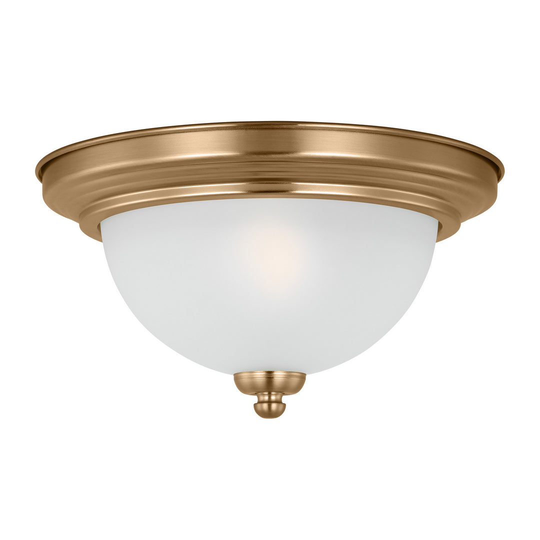 Generation Lighting Canada - 77063EN3-848 - One Light Flush Mount - Geary - Satin Brass
