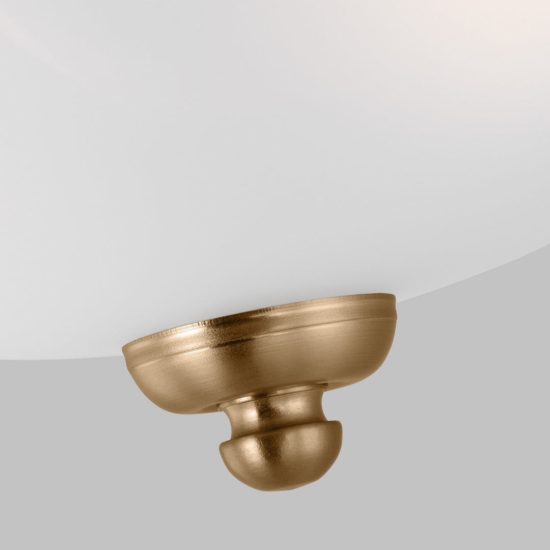 Generation Lighting Canada - 77064-848 - Two Light Flush Mount - Geary - Satin Brass
