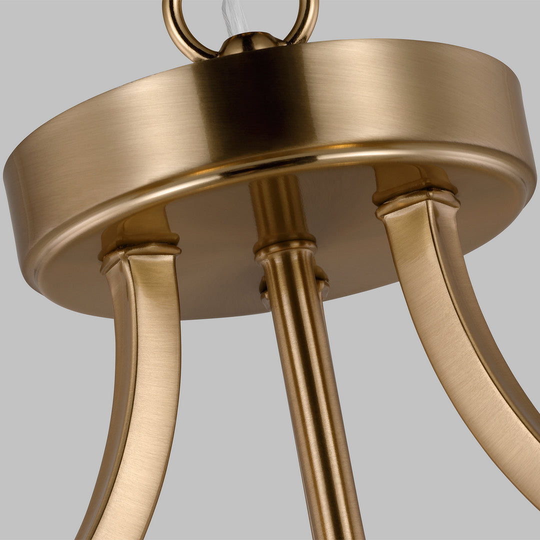 Generation Lighting Canada - 7716502EN3-848 - Two Light Semi-Flush Convertible Pendant - Geary - Satin Brass