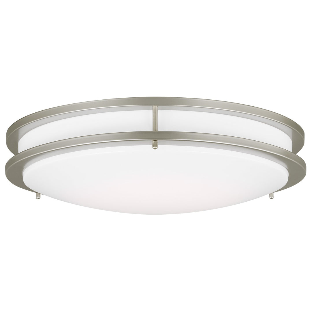 Mahone LED Flush Mount in Painted Brushed Nickel - available from The Lighting Shoppe, trusted by Canadian homeowners