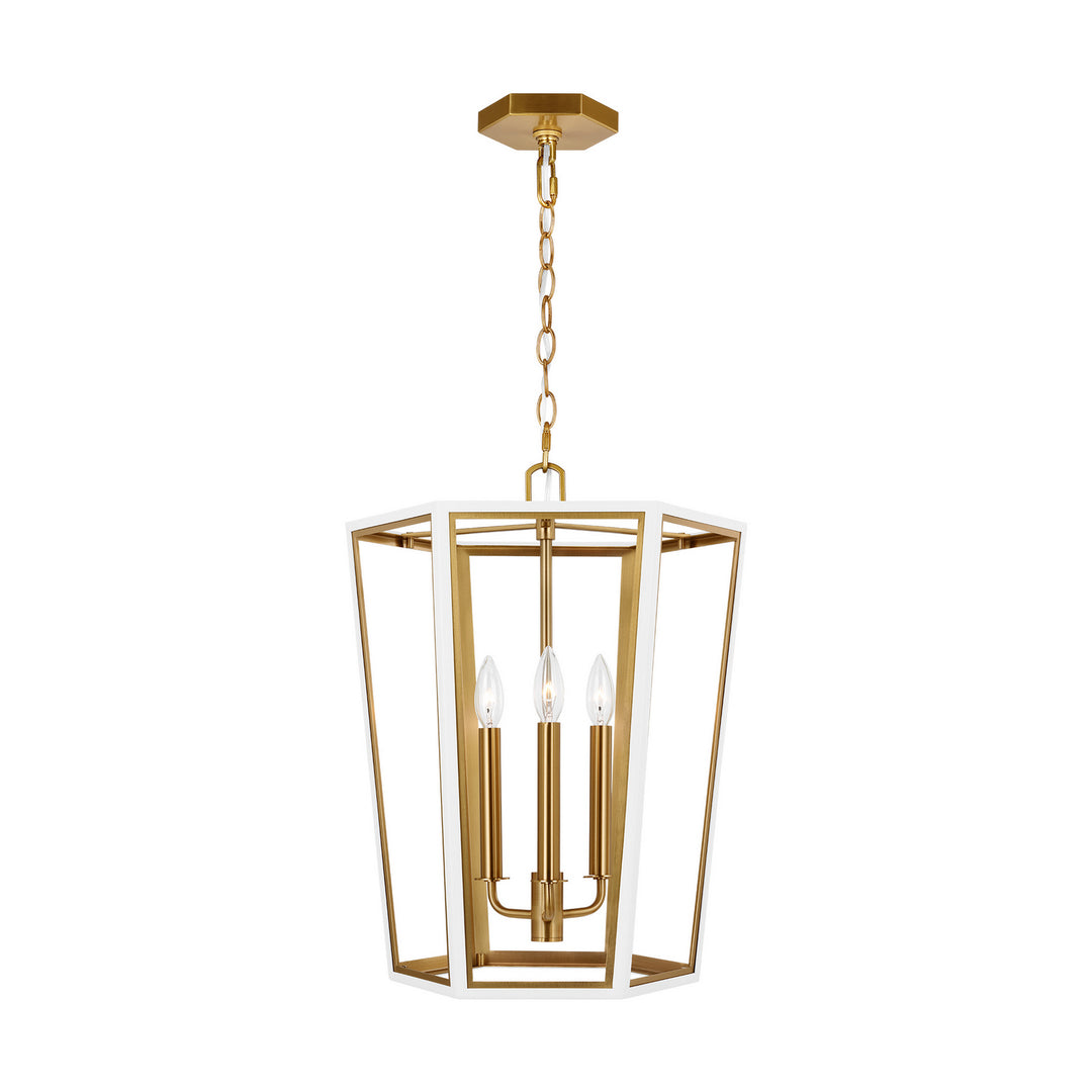 Visual Comfort Studio Canada - AC1083MWTBBS - Three Light Lantern - Curt - Matte White