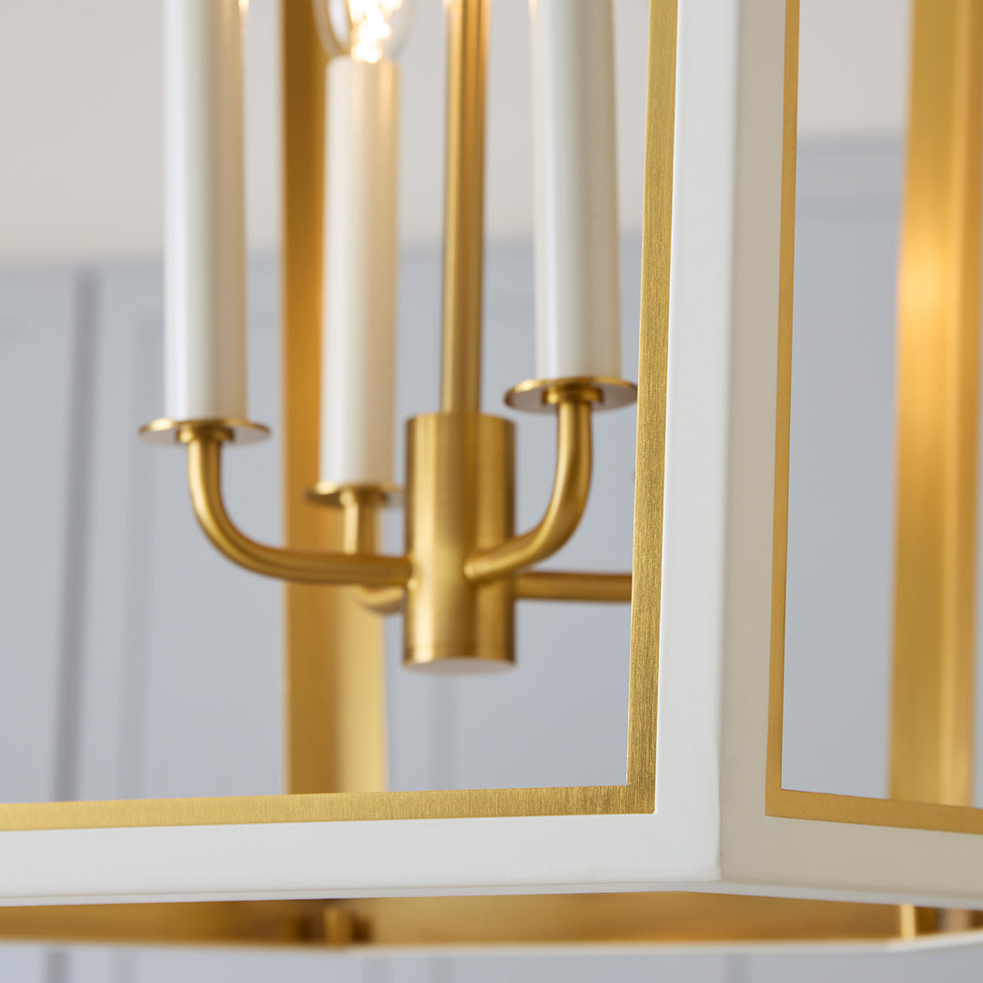 Visual Comfort Studio Canada - AC1094MWTBBS - Four Light Lantern - Curt - Matte White