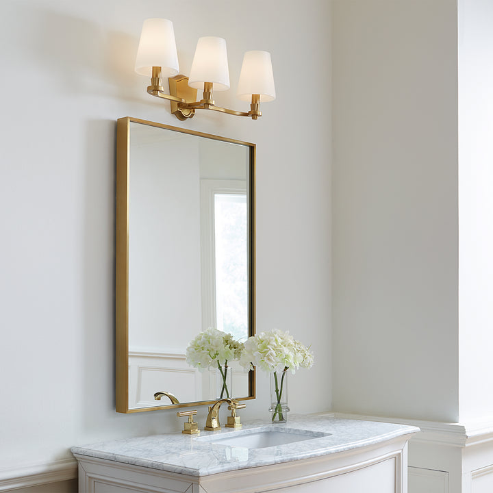 Visual Comfort Studio Canada - AV1003BBS - Three Light Vanity - Paisley - Burnished Brass
