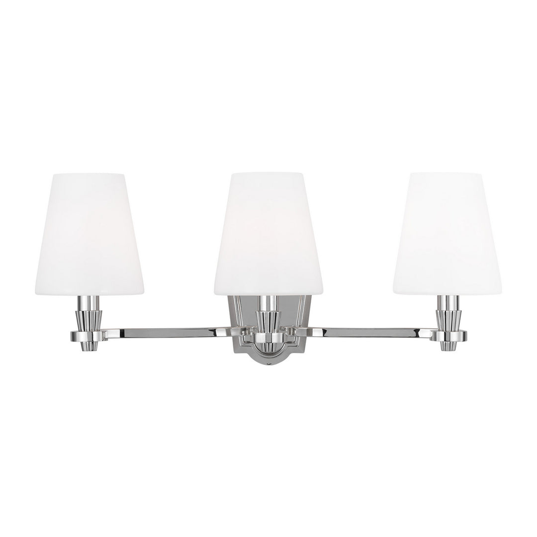 Visual Comfort Studio Canada - AV1003PN - Three Light Vanity - Paisley - Polished Nickel