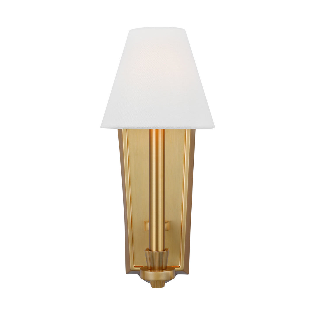 Paisley One Light Wall Sconce in Burnished Brass - available from The Lighting Shoppe, trusted by Canadian homeowners