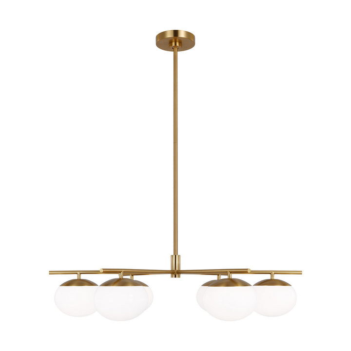 Visual Comfort Studio Canada - EC1246BBS - Six Light Chandelier - Lune - Burnished Brass