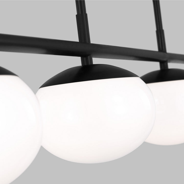 Visual Comfort Studio Canada - EC1264AI - Four Light Linear Chandelier - Lune - Aged Iron