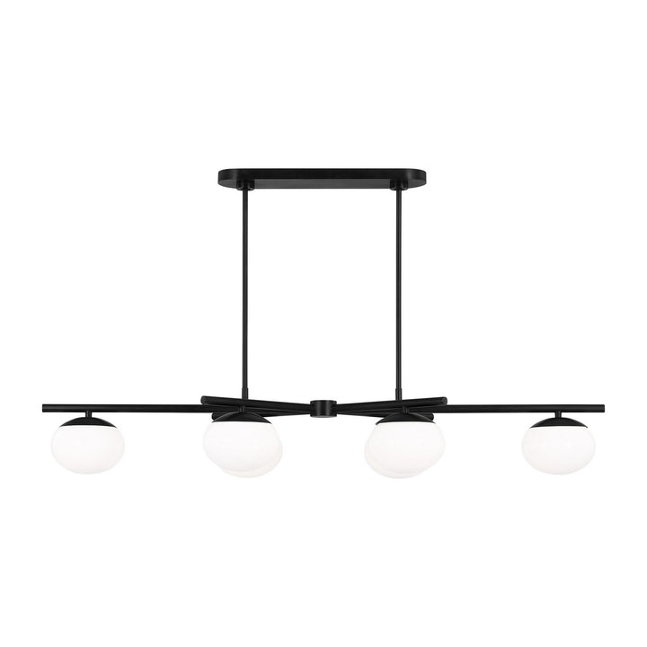 Visual Comfort Studio Canada - EC1276AI - Six Light Linear Chandelier - Lune - Aged Iron