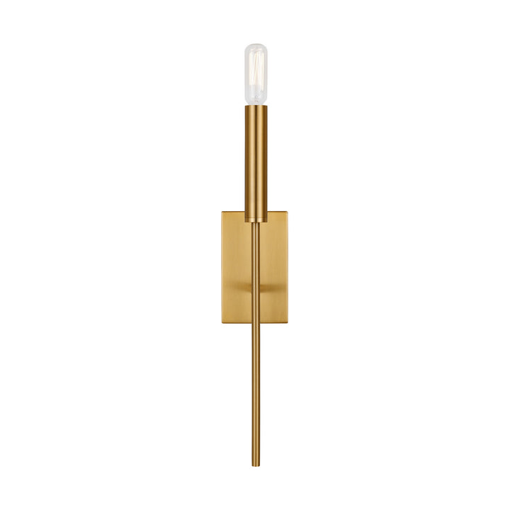 Brianna One Light Wall Sconce in Burnished Brass - available from The Lighting Shoppe, trusted by Canadian homeowners