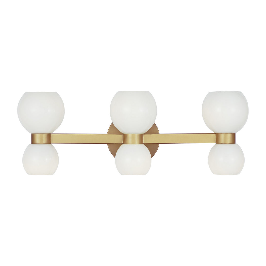 Visual Comfort Studio Canada - KSV1006BBSMG - Six Light Vanity - Londyn - Burnished Brass