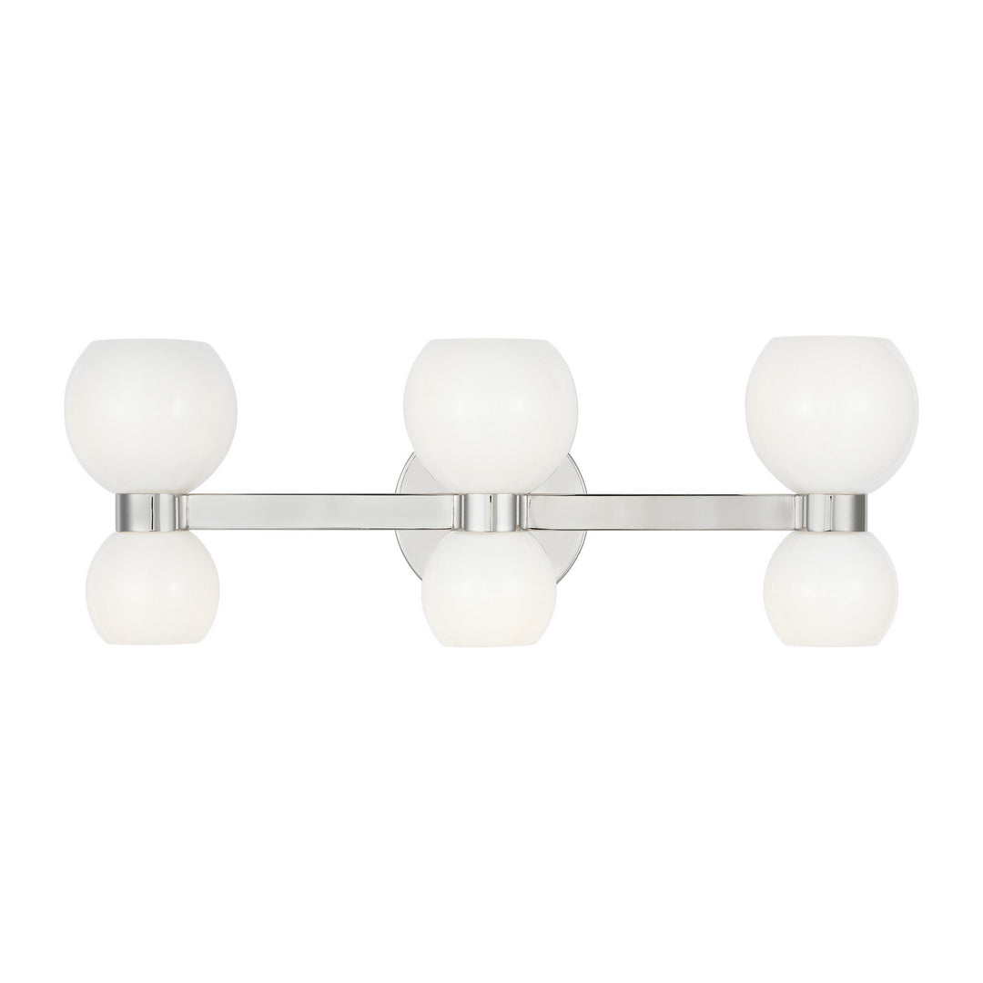 Visual Comfort Studio Canada - KSV1006PNMG - Six Light Vanity - Londyn - Polished Nickel