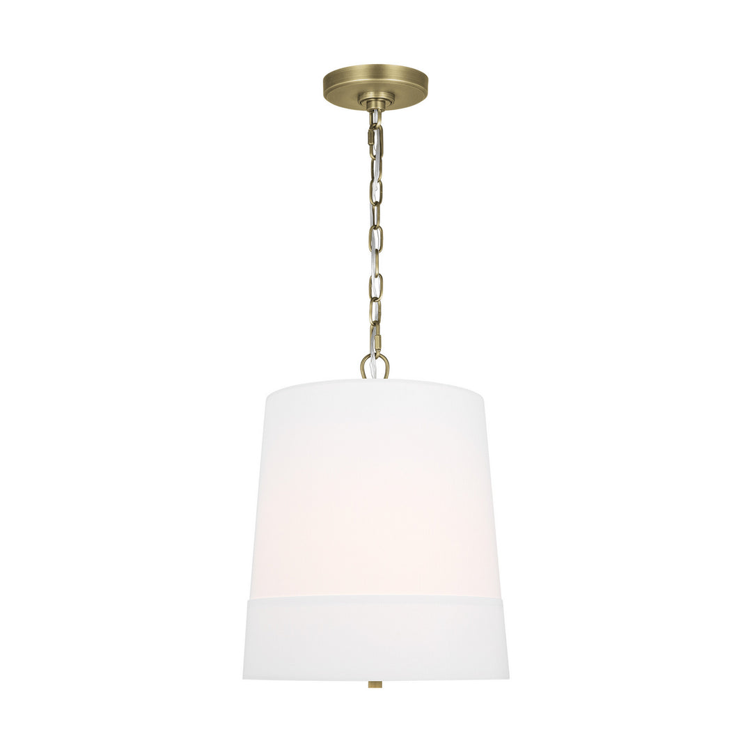 Visual Comfort Studio Canada - LP1081TWBWLW - One Light Pendant - Ivie - Time Worn Brass