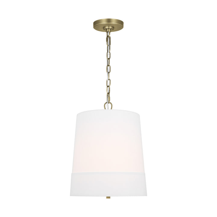 Visual Comfort Studio Canada - LP1081TWBWLW - One Light Pendant - Ivie - Time Worn Brass