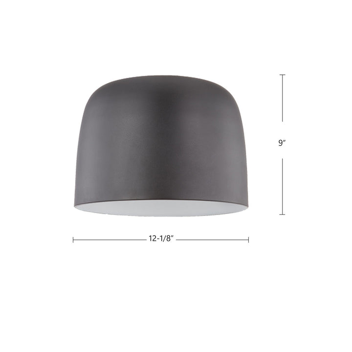 Kuzco Canada - FM44912-BK/WH - LED Flush Mount - Cayne - Black/White