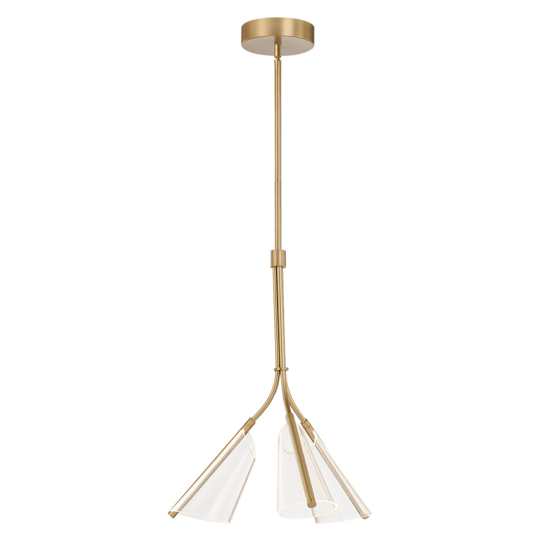 Kuzco Canada - PD62622-BG/LG - LED Pendant - Mulberry - Brushed Gold/Light Guide