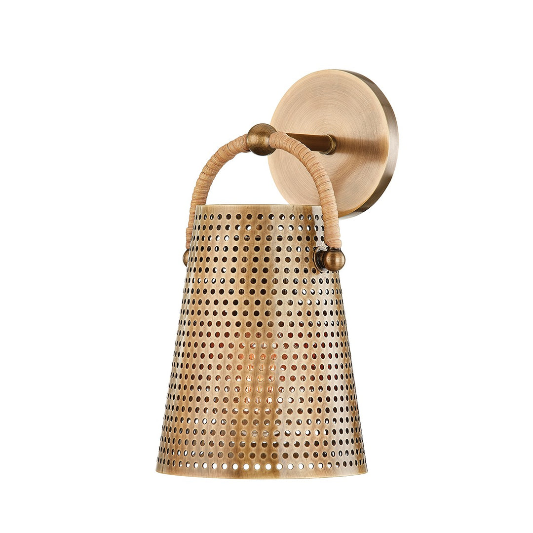 Troy Lighting Canada - B8213-PBR - One Light Wall Sconce - Nile - Patina Brass
