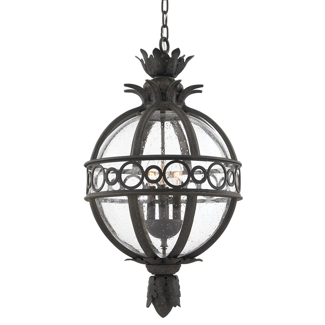 Troy Lighting Canada - F5009-FRN - Four Light Hanging Lantern - Campanile - French Iron