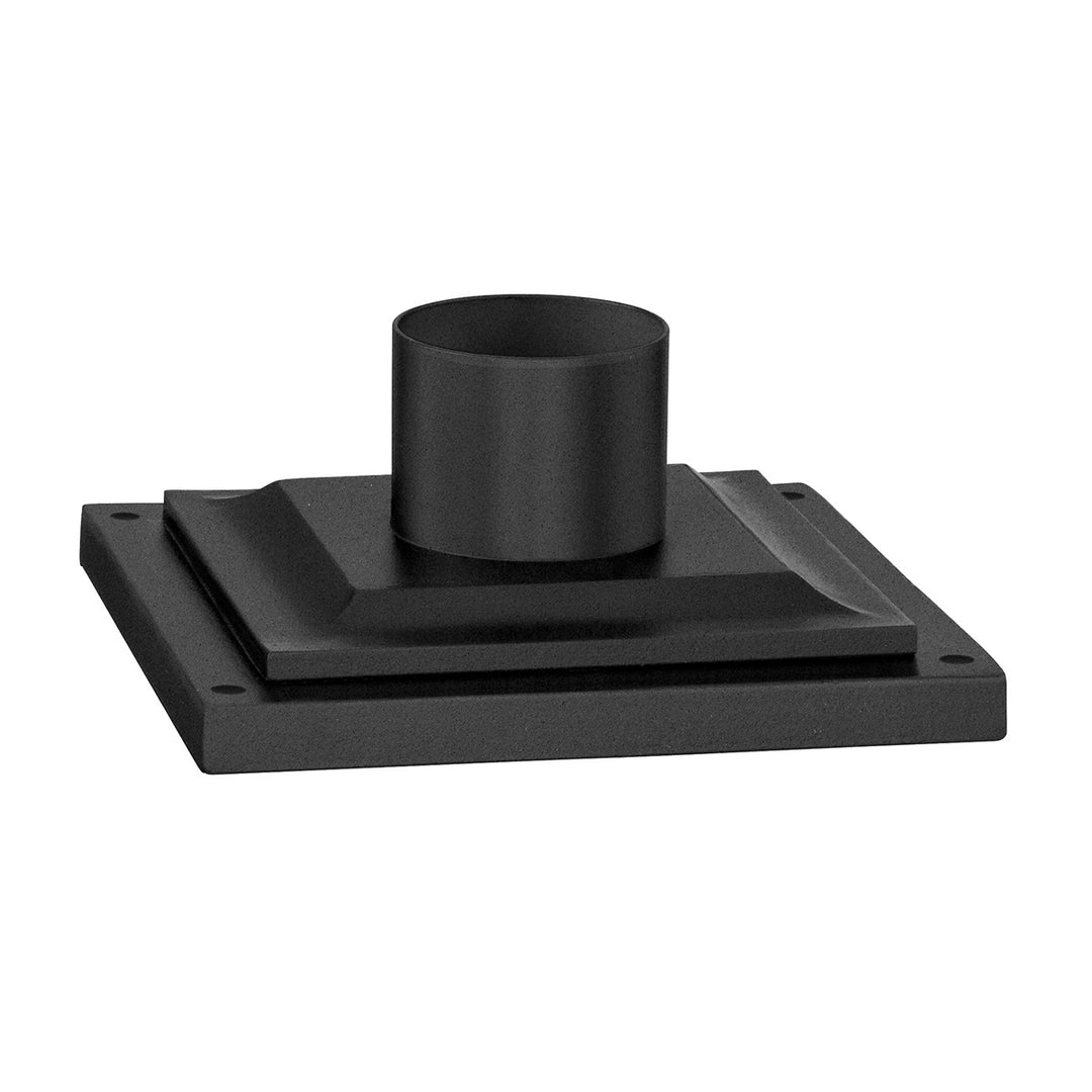 Various Families Pier Mount in Textured Black - available from The Lighting Shoppe, trusted by Canadian homeowners