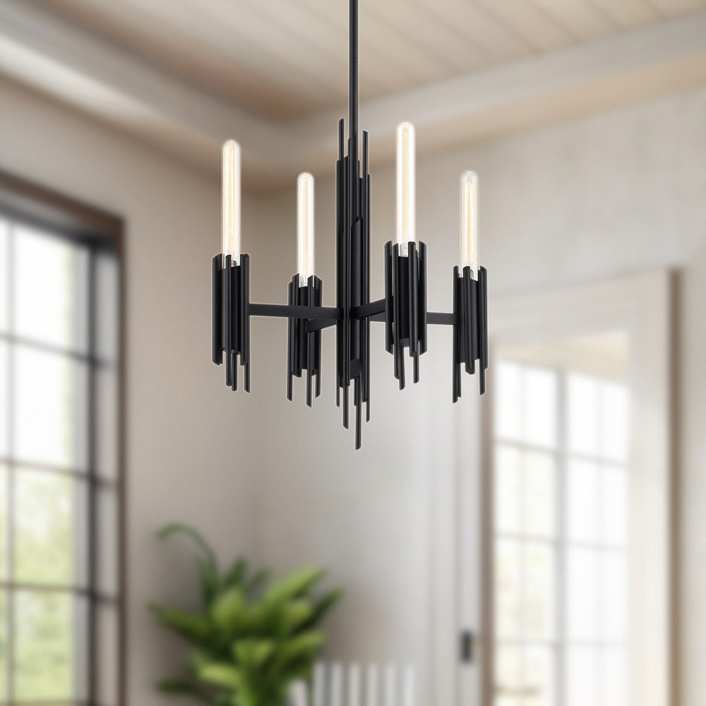 Alora Canada - CH335019MB - Four Light Chandelier - Torres - Matte Black