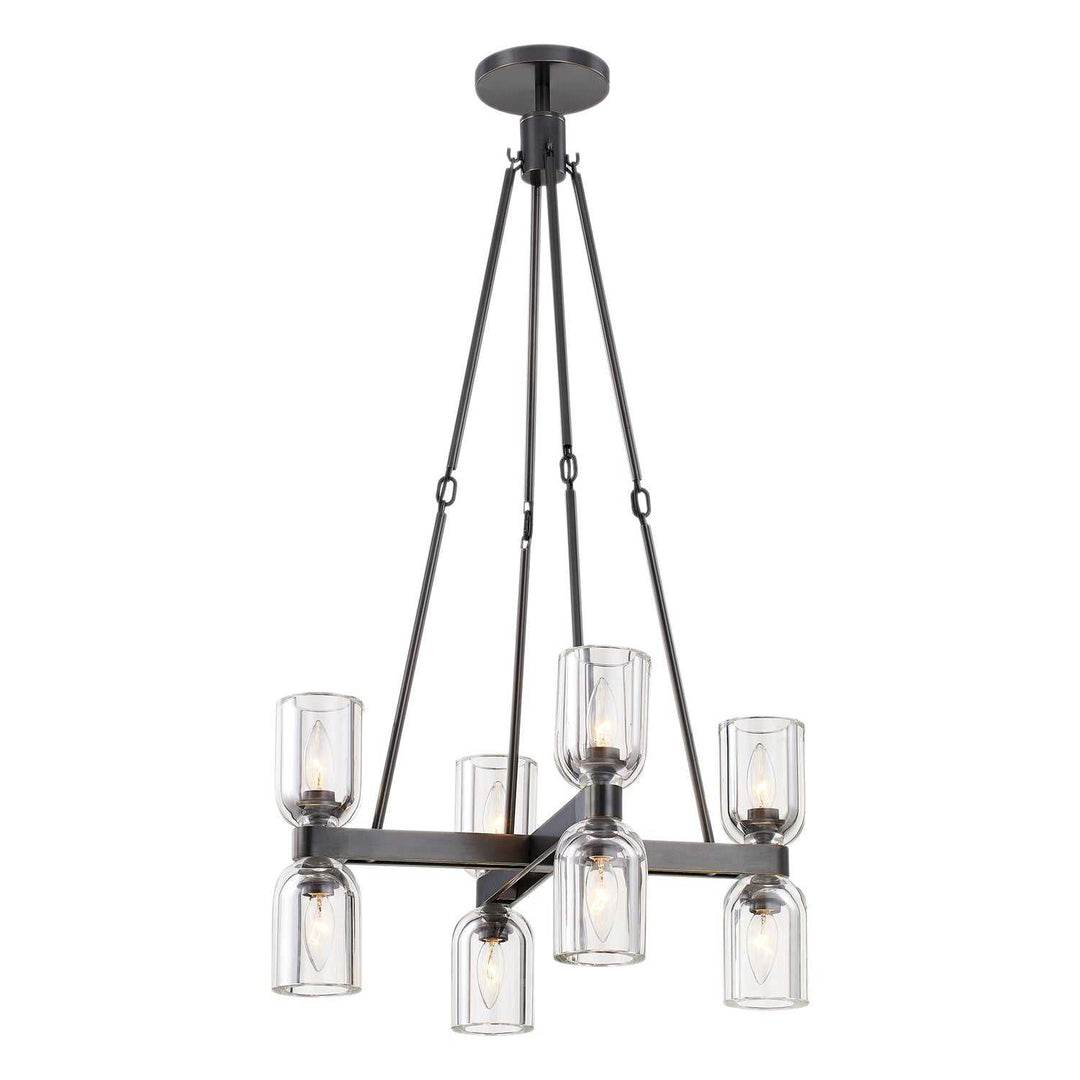 Alora Canada - CH338822UBCC - Eight Light Chandelier - Lucian - Clear Crystal/Urban Bronze