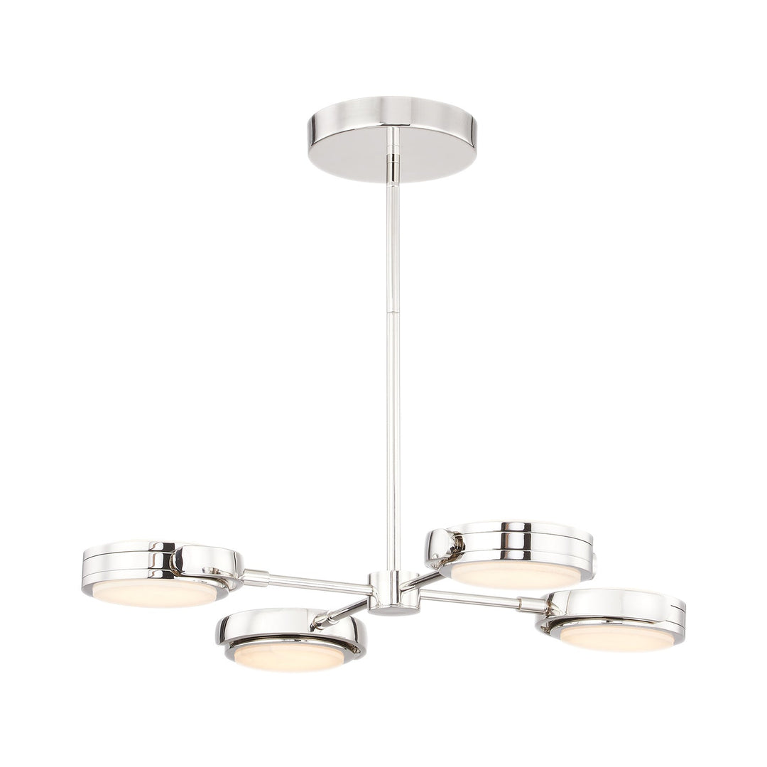 Alora Canada - PD325428PNAR - LED Pendant - Blanco - Polished Nickel/Alabaster