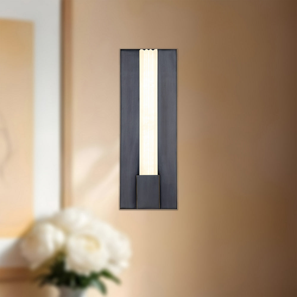Alora Canada - WV322114UBAR - LED Vanity - Kismet - Urban Bronze/Alabaster