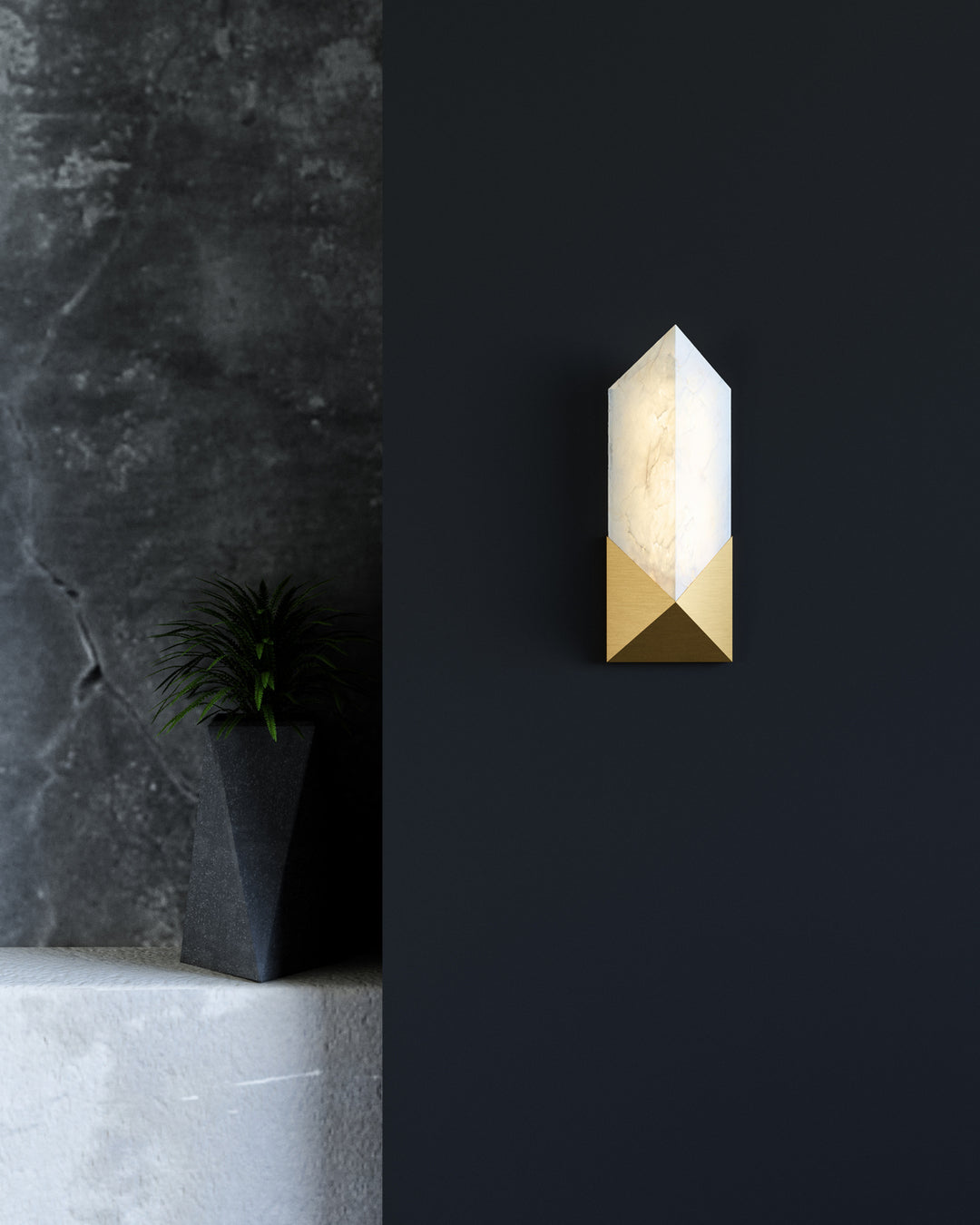 Alora Canada - WV323112VBAR - LED Vanity - Caesar - Vintage Brass/Alabaster