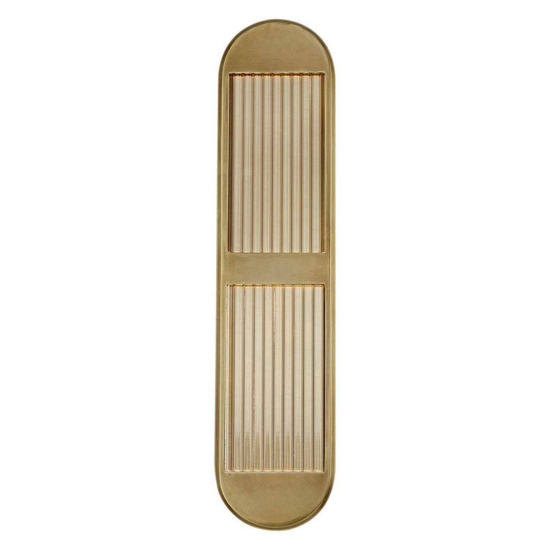 Palais LED Vanity in Vintage Brass Alora Canada