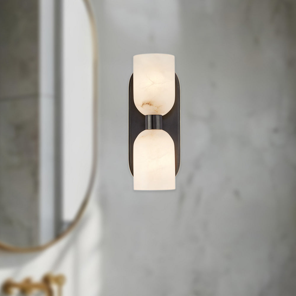 Alora Canada - WV338902UBAR - Two Light Vanity - Lucian - Urban Bronze/Alabaster