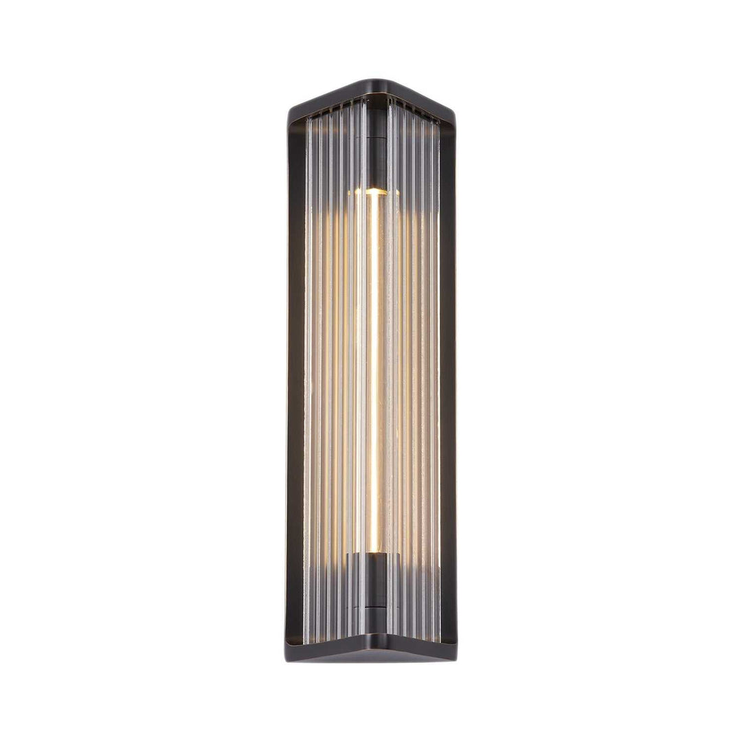 Alora Canada - WV339112UBCR - LED Vanity - Sabre - Ribbed Glass/Urban Bronze