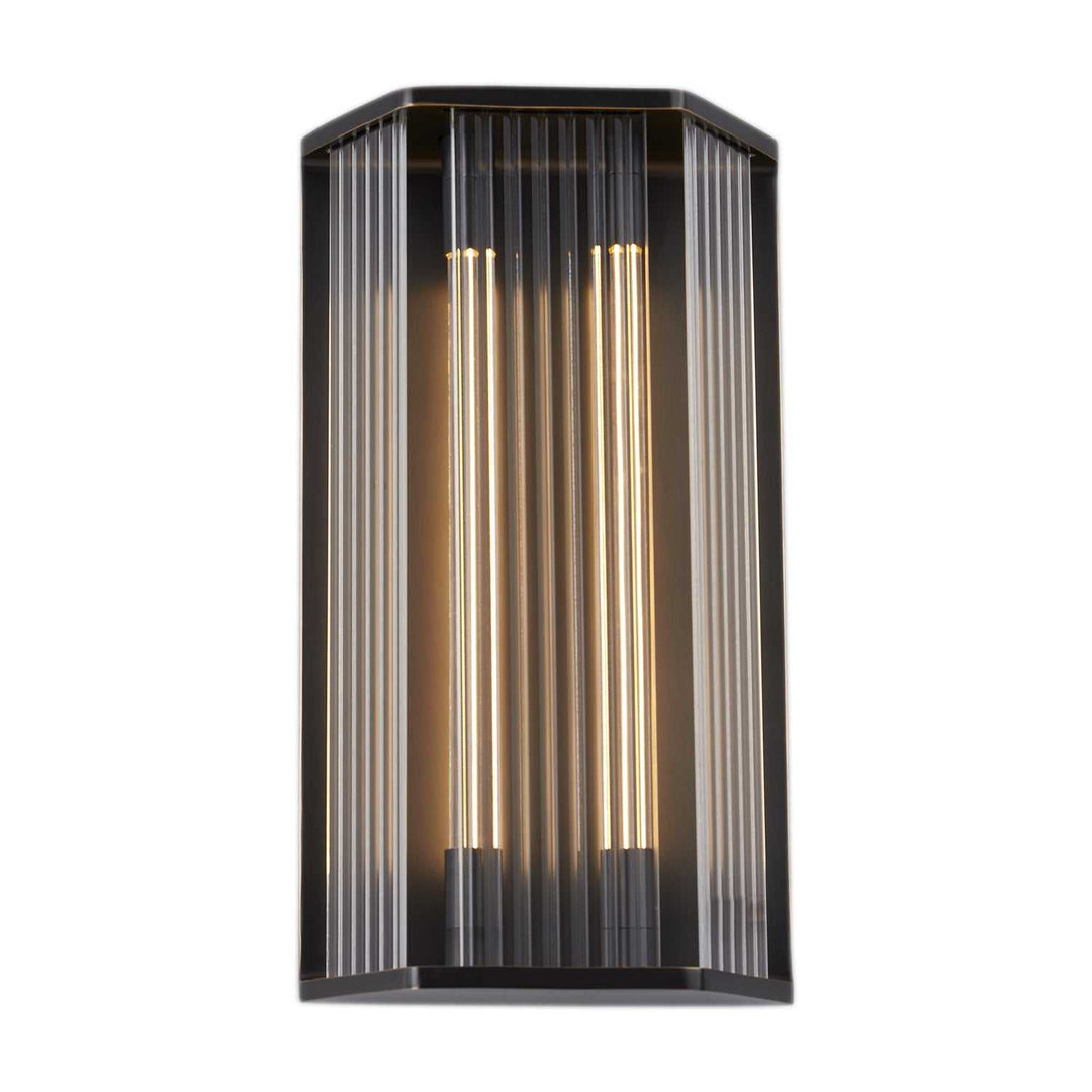 Alora Canada - WV339216UBCR - LED Vanity - Sabre - Ribbed Glass/Urban Bronze