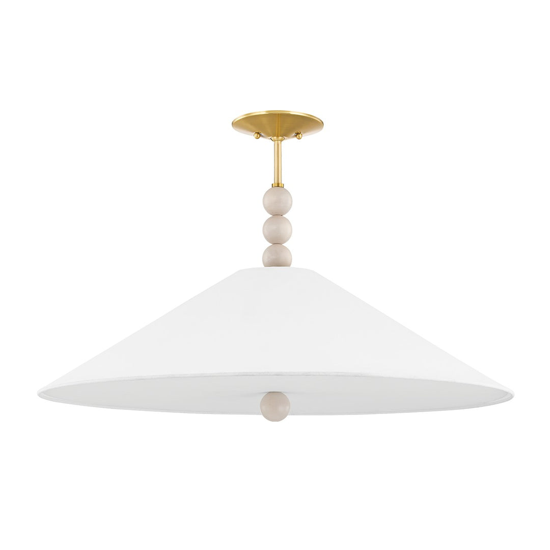Alexis Three Light Pendant in Aged Brass - available from The Lighting Shoppe, trusted by Canadian homeowners