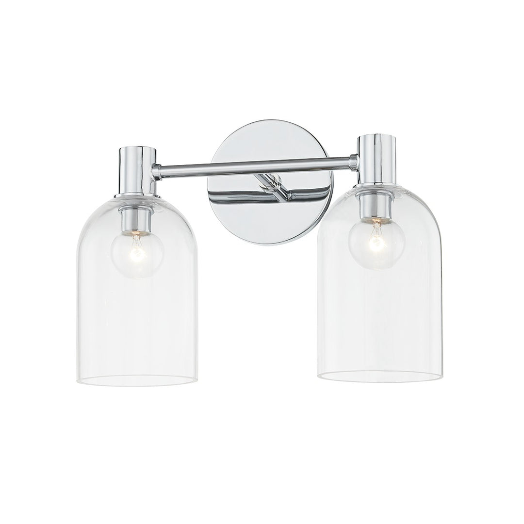 Paisley Two Light Bath and Vanity in Polished Chrome - available from The Lighting Shoppe, trusted by Canadian homeowners