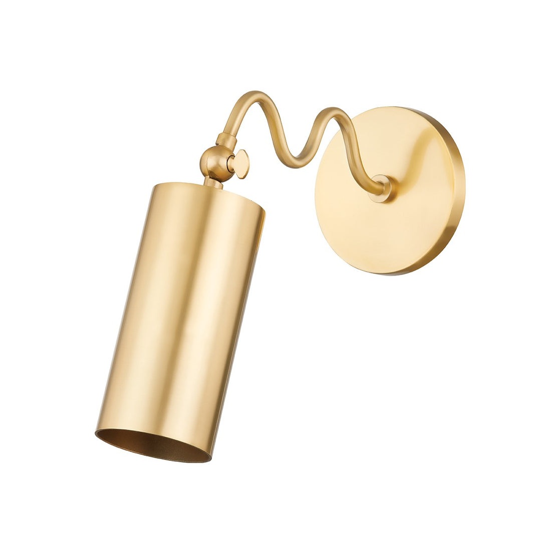 Bea One Light Wall Sconce in Aged Brass - available from The Lighting Shoppe, trusted by Canadian homeowners