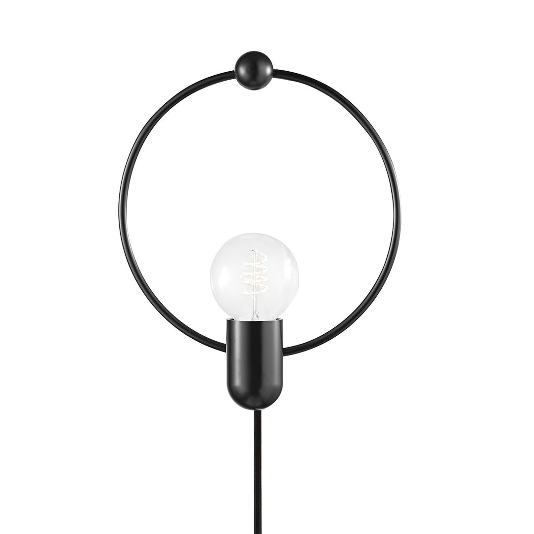 Darcy One Light Wall Sconce in Soft Black - available from The Lighting Shoppe, trusted by Canadian homeowners