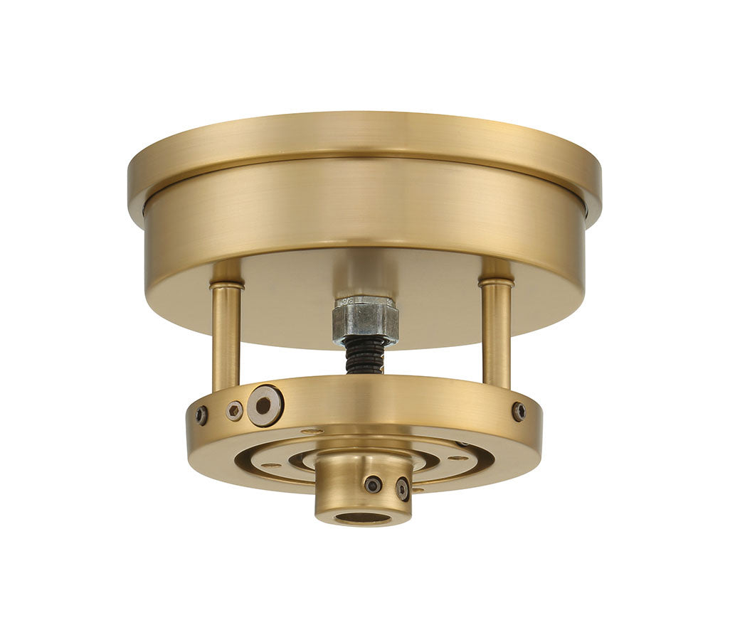 Slope Mount Adaptor Slope Mount Adapter in Satin Brass - available from The Lighting Shoppe, trusted by Canadian homeowners