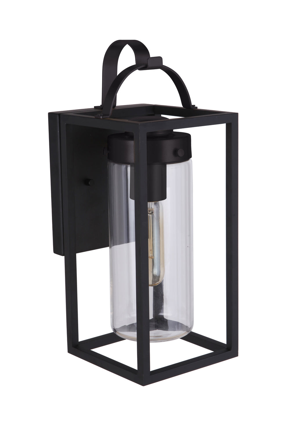 Neo One Light Outdoor Wall Lantern in Midnight - available from The Lighting Shoppe, trusted by Canadian homeowners