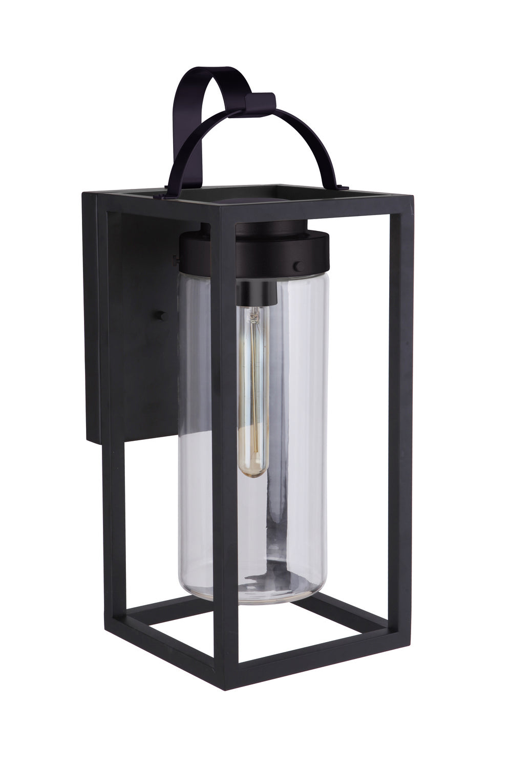 Neo One Light Outdoor Wall Lantern in Midnight - available from The Lighting Shoppe, trusted by Canadian homeowners