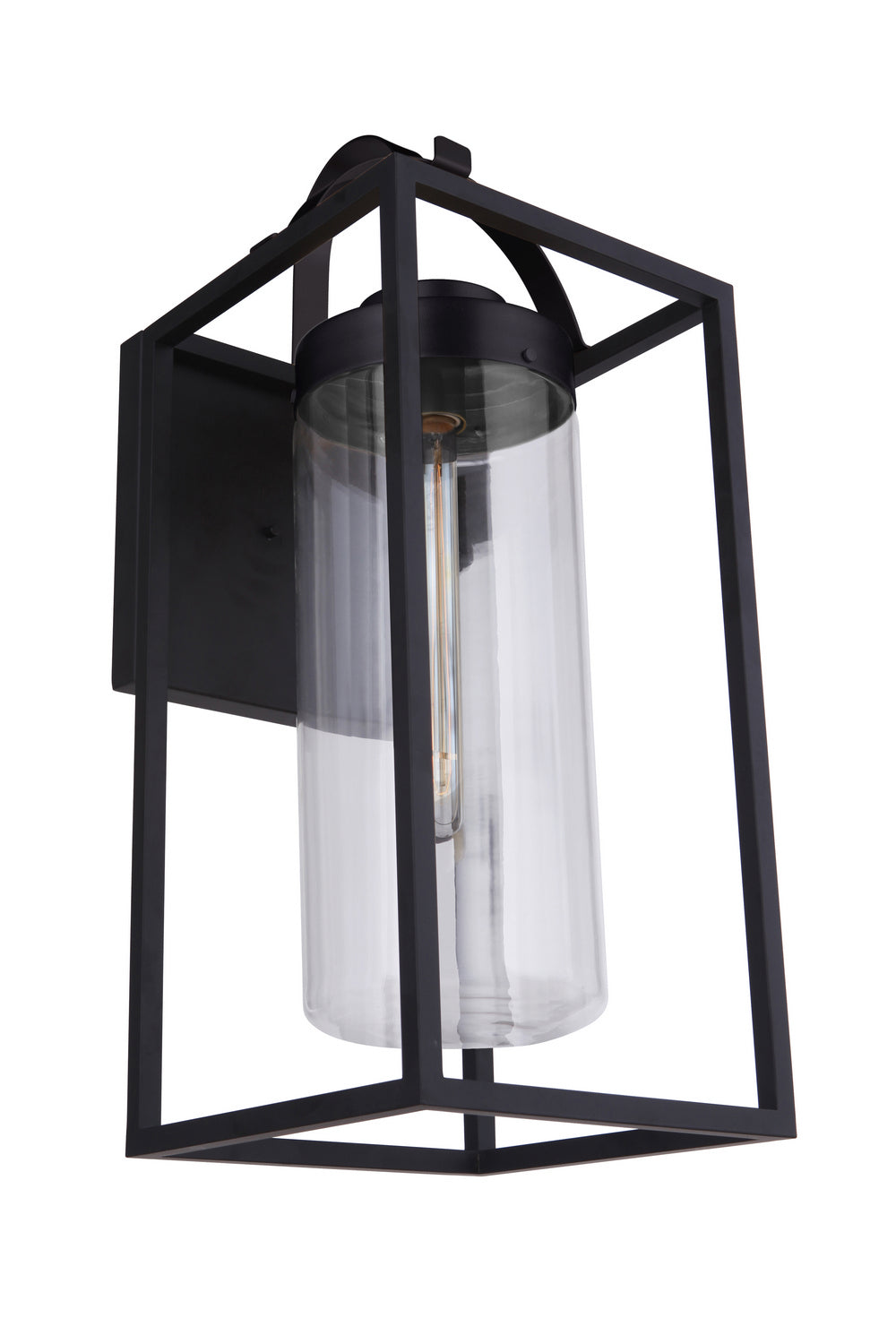 Neo One Light Outdoor Wall Lantern in Midnight - available from The Lighting Shoppe, trusted by Canadian homeowners